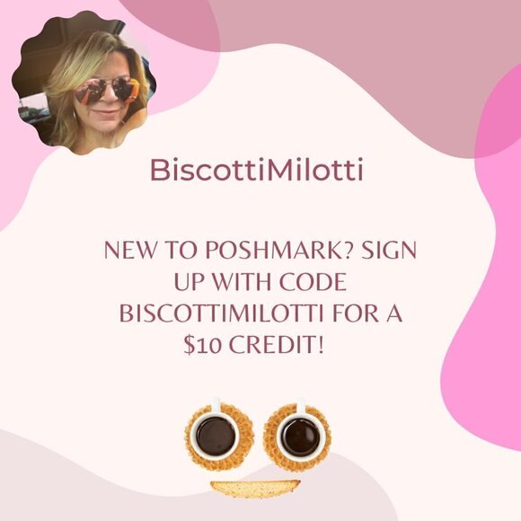 𝅺Miche Maria Floral Scarf Beige and Purple - Picture 8 of 9